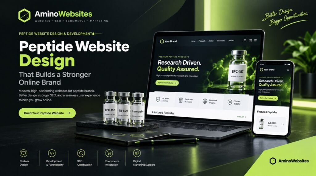 Peptide Website Design