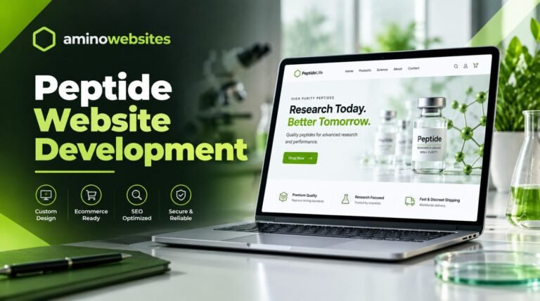 Peptide Website Development: Build a Website Ready for Growth